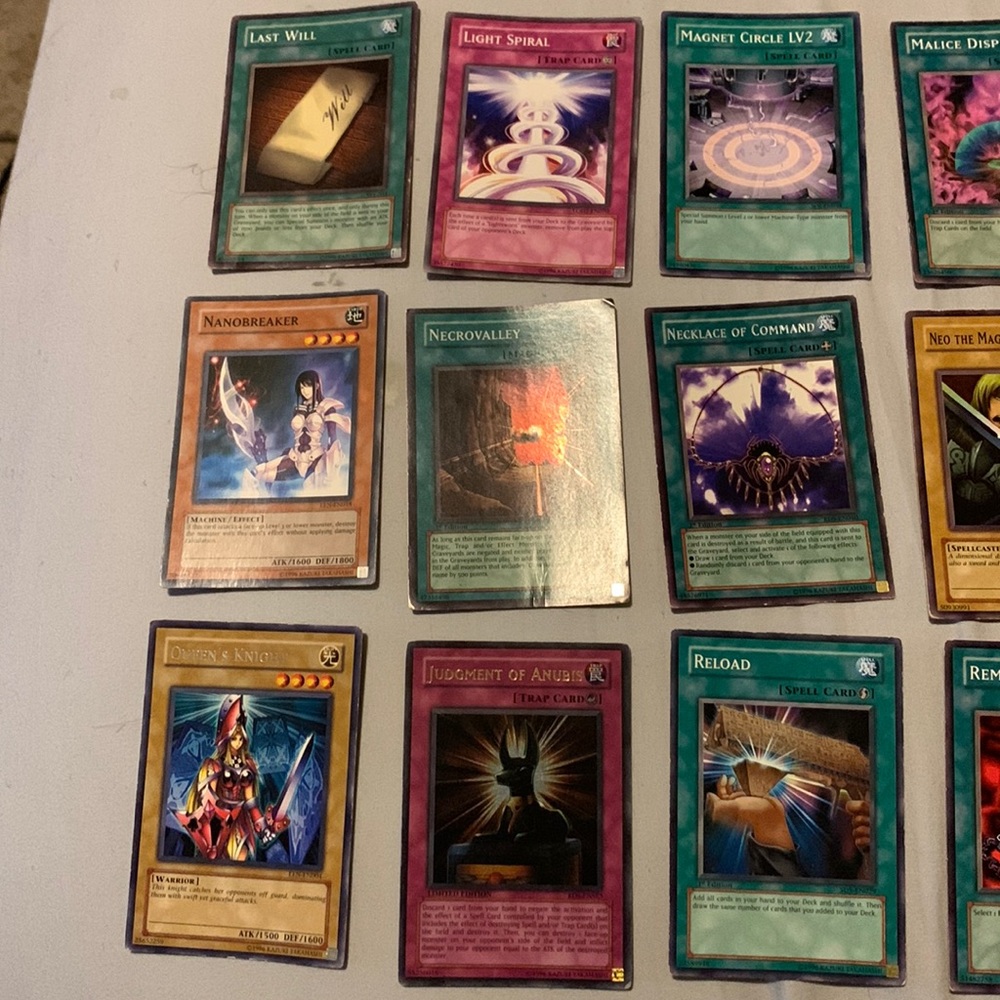 Set of 18 YuGiOh! cards
